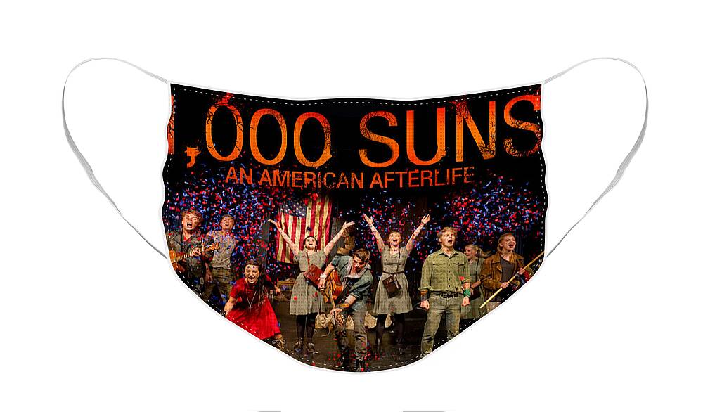 1000 Suns Face Mask featuring the photograph Poster for 1000 Suns - An American Afterlife by Gary Eason