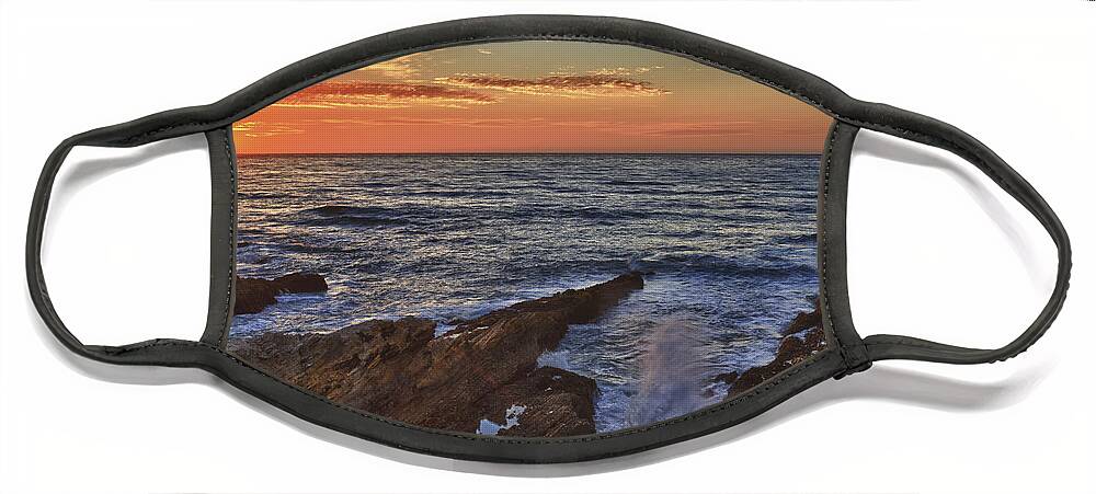 Californa Face Mask featuring the photograph Rocky Paradise by Beth Sargent