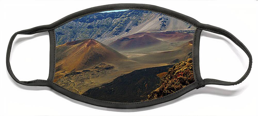 Haleakela Face Mask featuring the photograph The Aftermath of Annihilation by Patricia Griffin Brett