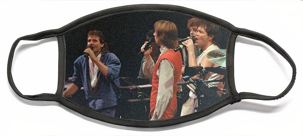 Concert Face Mask featuring the photograph The Monkees by Mike Martin