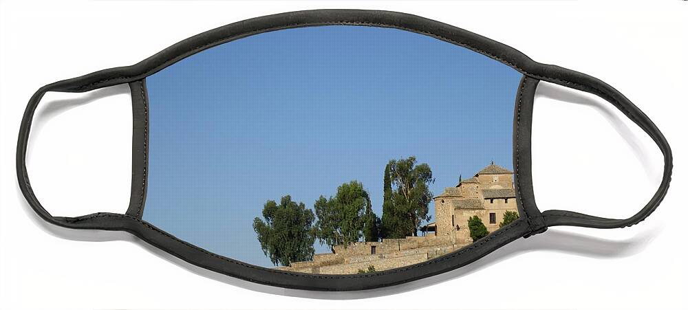 Toledo Face Mask featuring the photograph Ancient Toledo #1 by John Shiron