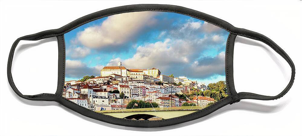 View Face Mask featuring the photograph Coimbra #1 by Fabrizio Troiani