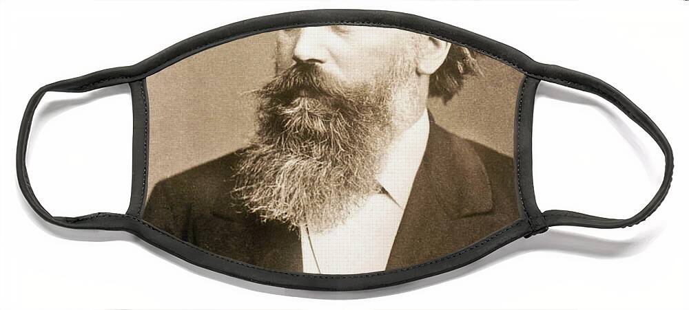 Fine Arts Face Mask featuring the photograph Johannes Brahms, German Composer #1 by Science Source