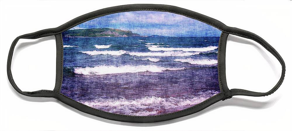 Lake Superior Face Mask featuring the photograph Lake Superior Islands #2 by Phil Perkins