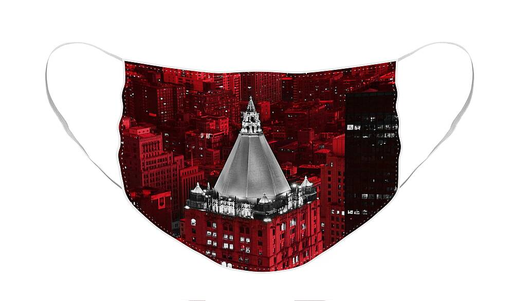 New York Life Building Face Mask featuring the photograph New York Life Building #1 by Marianna Mills