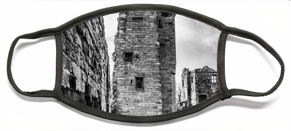 Castle Face Mask featuring the photograph Olde English Castle #1 by Nick Bywater