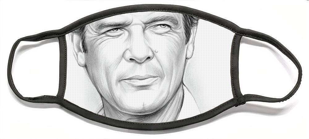 boliger Ja Tal højt Roger Moore Face Mask by Greg Joens - Fine Art America
