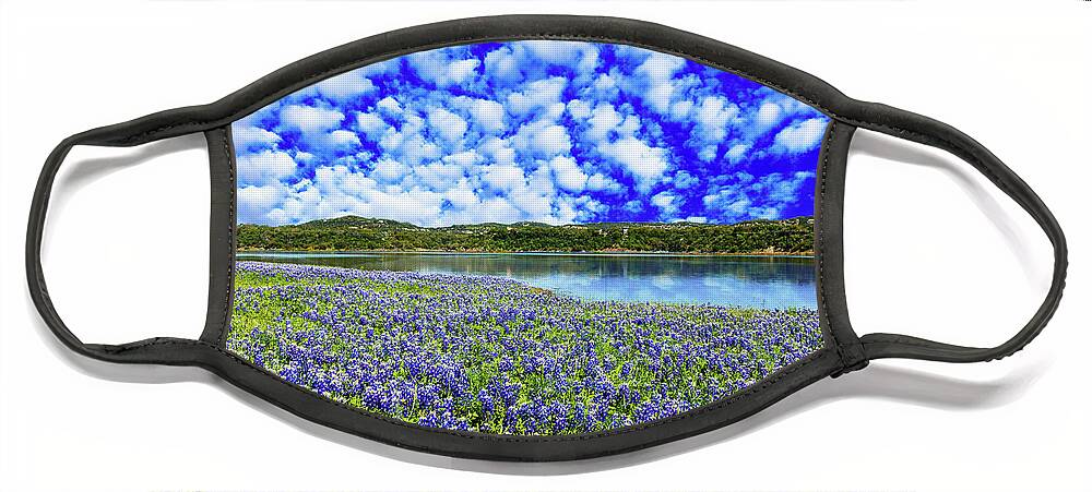 Austin Face Mask featuring the photograph Texas Hill Country by Raul Rodriguez