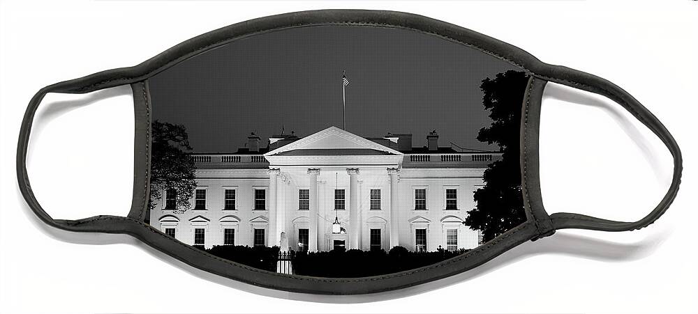 The White House Face Mask featuring the photograph The White House by Jackson Pearson