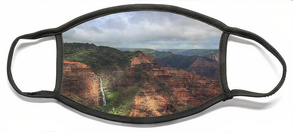 Waimea Canyon Face Mask featuring the photograph There Are Wonders by Laurie Search