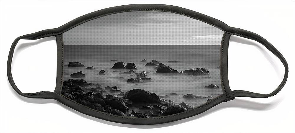 Slow Face Mask featuring the photograph Ventnor Coast #1 by Clayton Bastiani