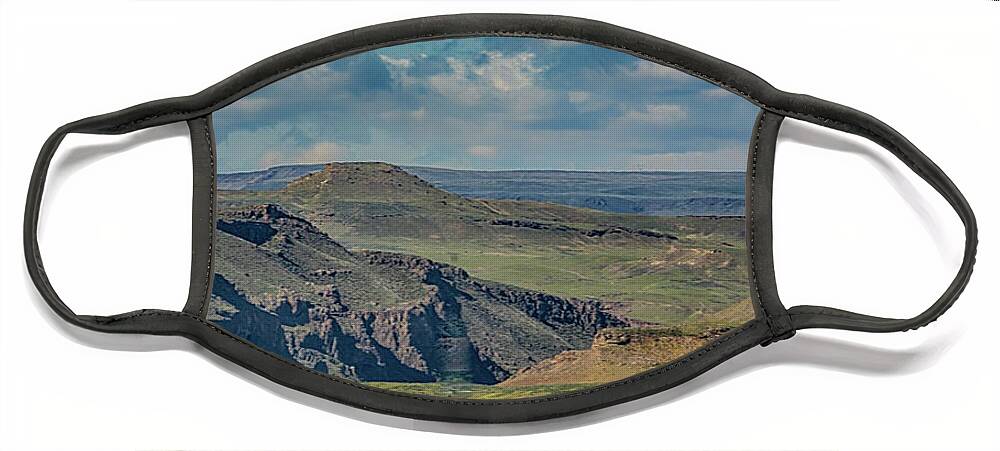 Oregon Face Mask featuring the photograph 10885 Oregon's Grand Canyon by Pamela Williams