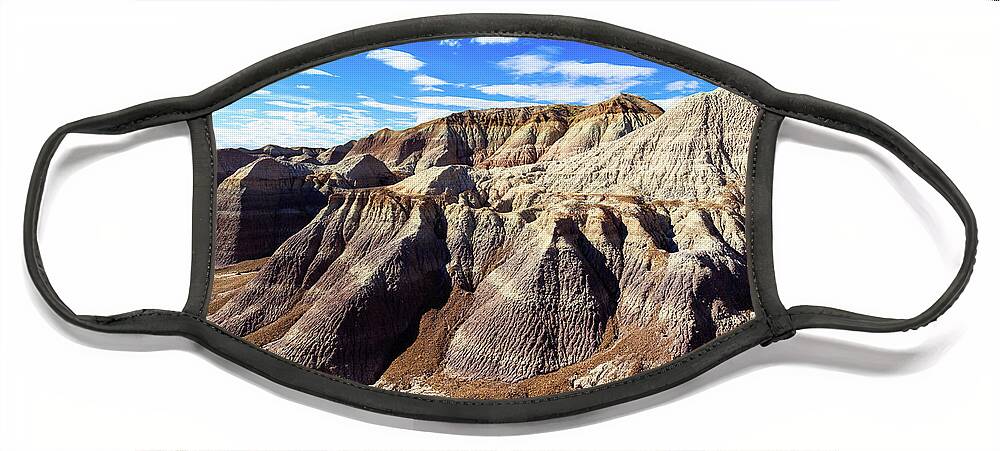 Arizona Face Mask featuring the photograph Arizona Petrified Forest #13 by Raul Rodriguez