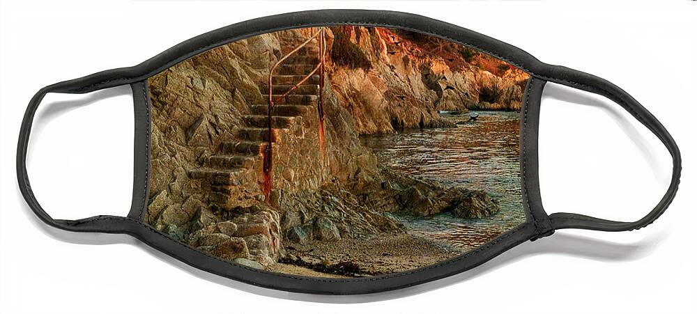 Stairs Face Mask featuring the photograph 135 Fxq by Charlene Mitchell