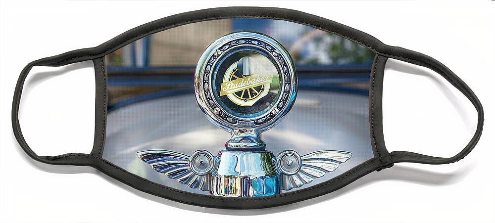 Old Cars Face Mask featuring the photograph 1925 Studebaker by Theresa Tahara