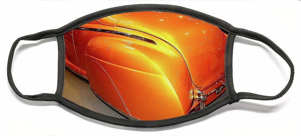 1948 Face Mask featuring the photograph 1948 Ford Coupe Deluxe by Peter Kraaibeek