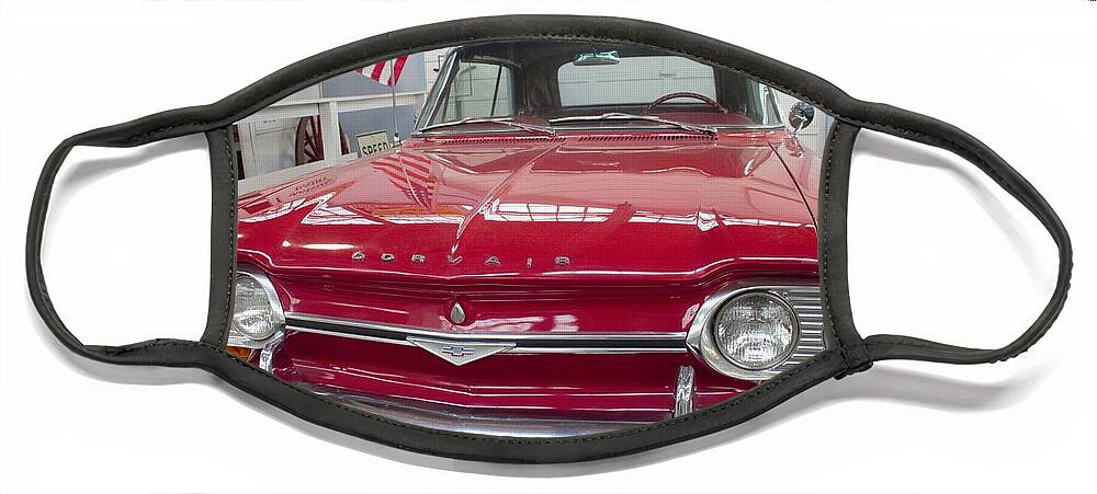 Sport Face Mask featuring the photograph 1964 Chevy Corvair by Ali Baucom