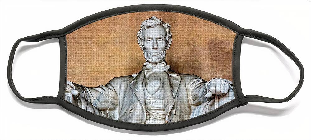 Abraham Lincoln Face Mask featuring the photograph Abraham Lincoln by Christopher Holmes