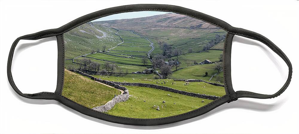 Malham Face Mask featuring the photograph Yorkshire Dales - England #2 by Joana Kruse