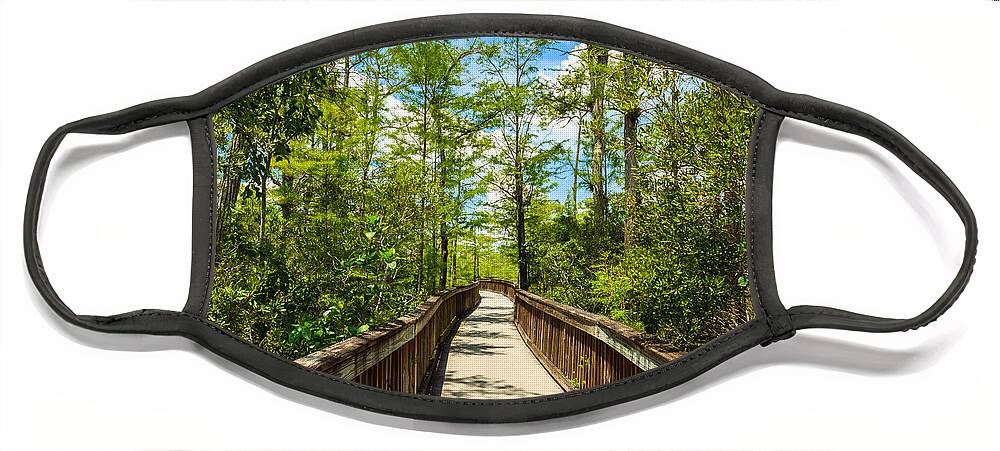 Everglades Face Mask featuring the photograph Florida Everglades by Raul Rodriguez