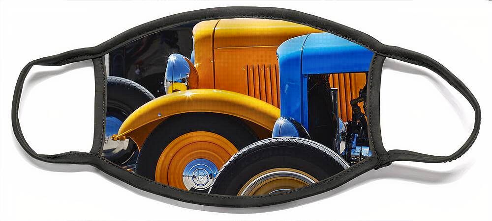 Transportation Face Mask featuring the photograph '32 X 3 by Dennis Hedberg