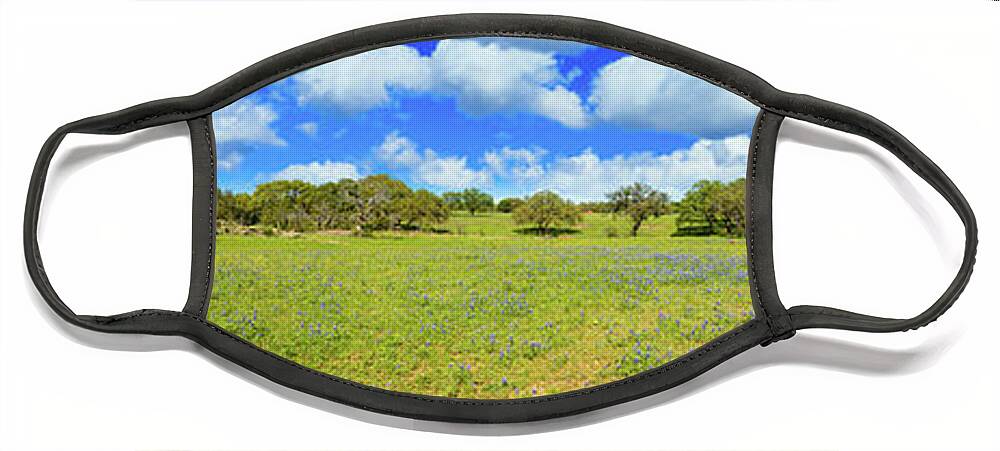 Austin Face Mask featuring the photograph Texas Hill Country by Raul Rodriguez
