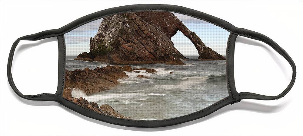Bow Fiddle Face Mask featuring the photograph A Day by Bow Fiddle Rock by Maria Gaellman