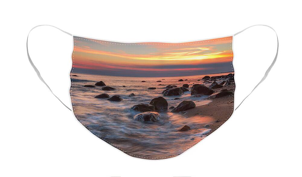 Rhode Island Seascapes Face Mask featuring the photograph A Little East Coast Love by Kim Carpentier