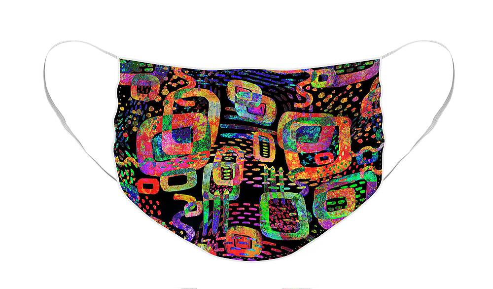 Nag004869 Face Mask featuring the digital art A Night At the Circus by Edmund Nagele FRPS