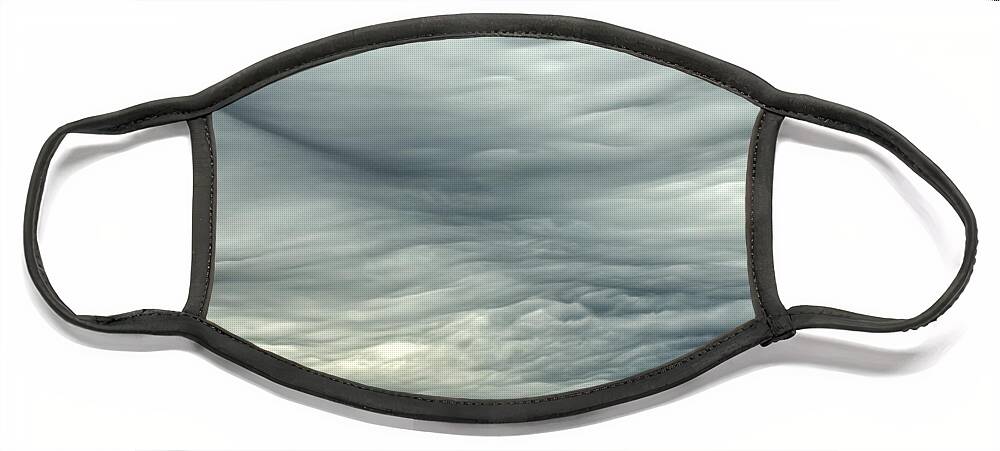 Clouds Face Mask featuring the photograph Abstract Of The Clouds 2 by Gary Slawsky