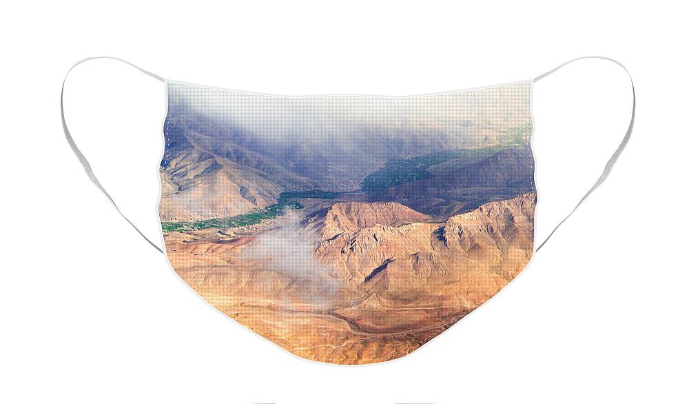 Central Asia Face Mask featuring the photograph Afghan Valley at Sunrise by SR Green