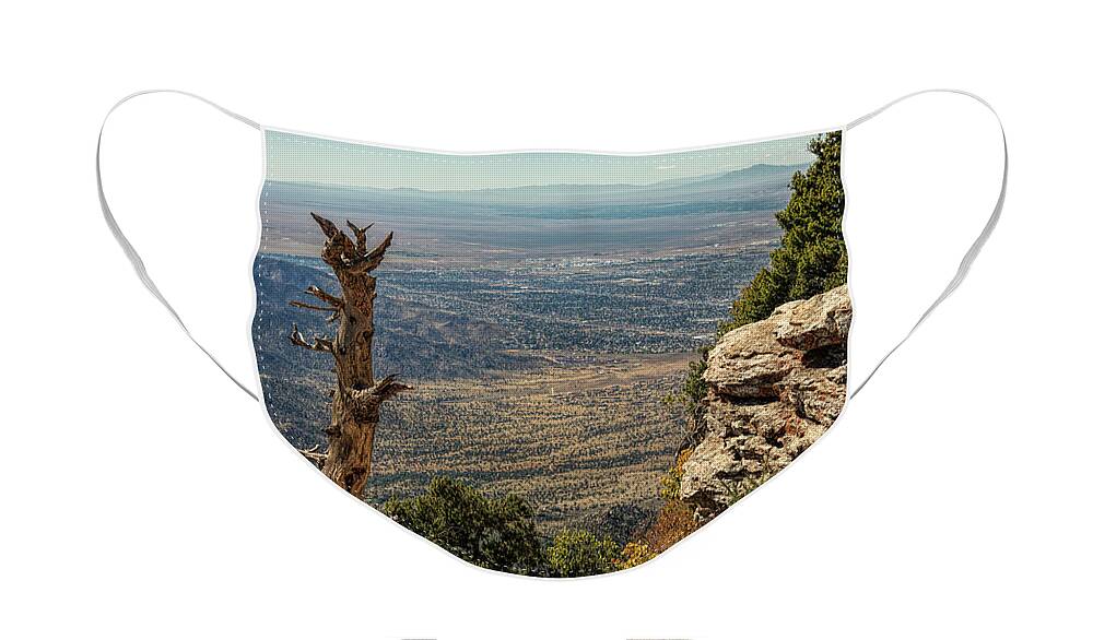 Landscape Face Mask featuring the photograph Albuquerque Overlook by Michael McKenney
