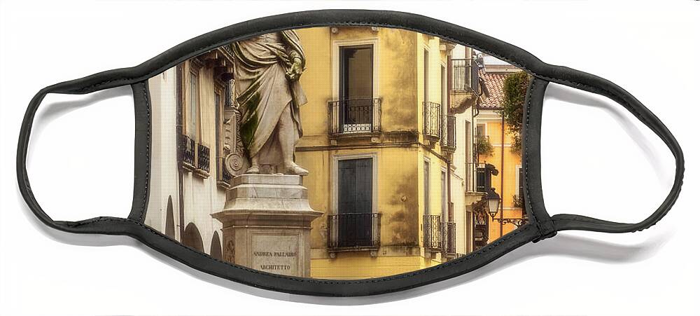 Andrea Palladio Statue Face Mask featuring the photograph Andrea Palladio Statue by Prints of Italy
