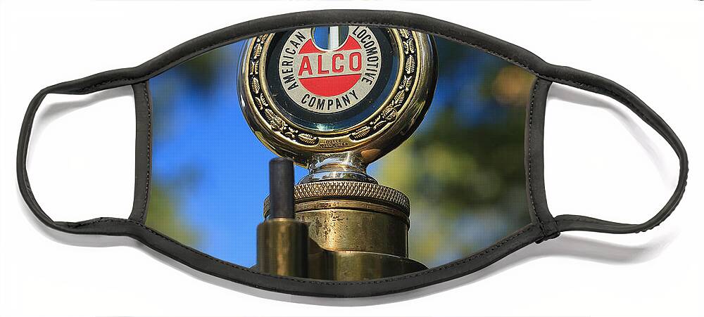 Alco Face Mask featuring the photograph Antique Radiator Temperature Gauge by David Smith