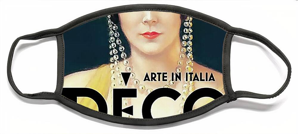 Arte Face Mask featuring the digital art Arte in Italia by Chuck Staley
