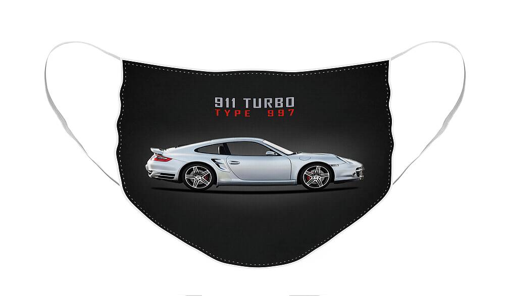 911 Face Mask featuring the photograph 911 Turbo Type 997 by Mark Rogan