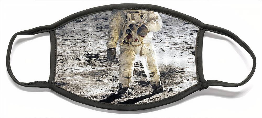 Apollo Face Mask featuring the photograph Astronaut by Photo Researchers