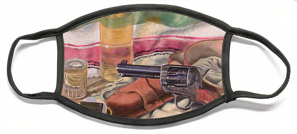 Oil Face Mask featuring the painting Atf 1880 by Todd Cooper