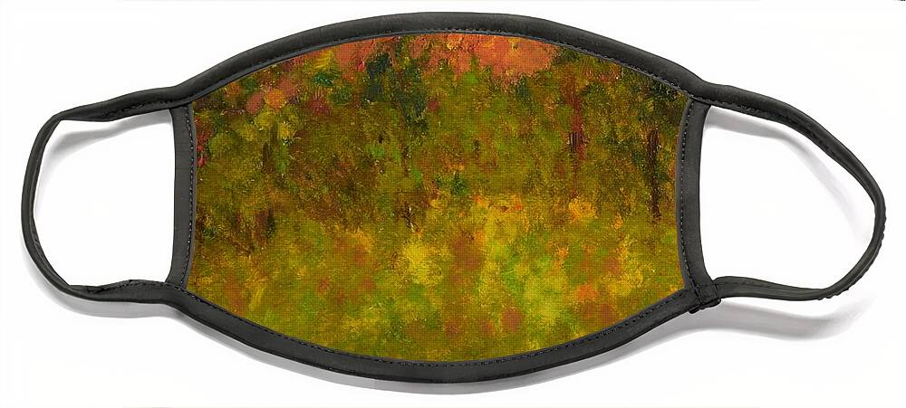  Face Mask featuring the painting Autumn Beauty by Barrie Stark