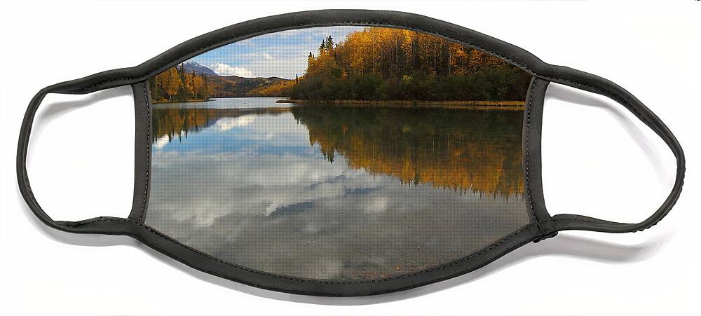 Autumn Face Mask featuring the photograph Autumn In Alaska by Steve Wolfe
