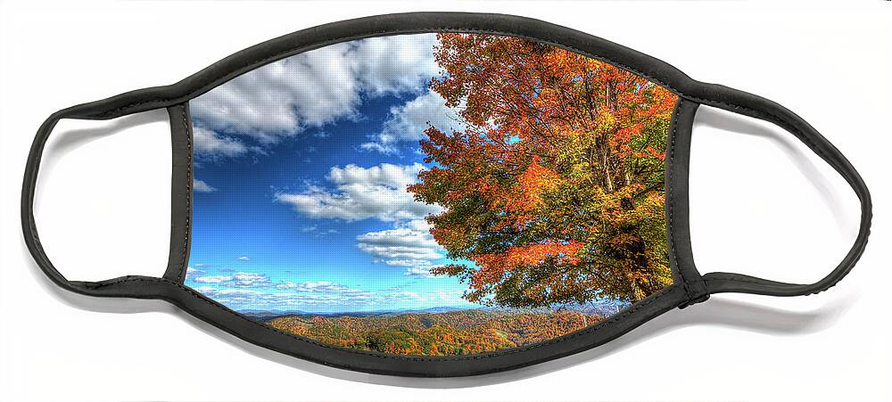 Autumn Face Mask featuring the photograph Autumn on the Windfall by Dale R Carlson