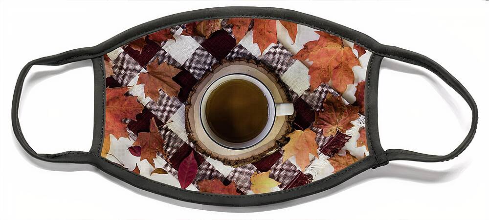 Tea Face Mask featuring the photograph Autumn Tea Time by Kim Hojnacki