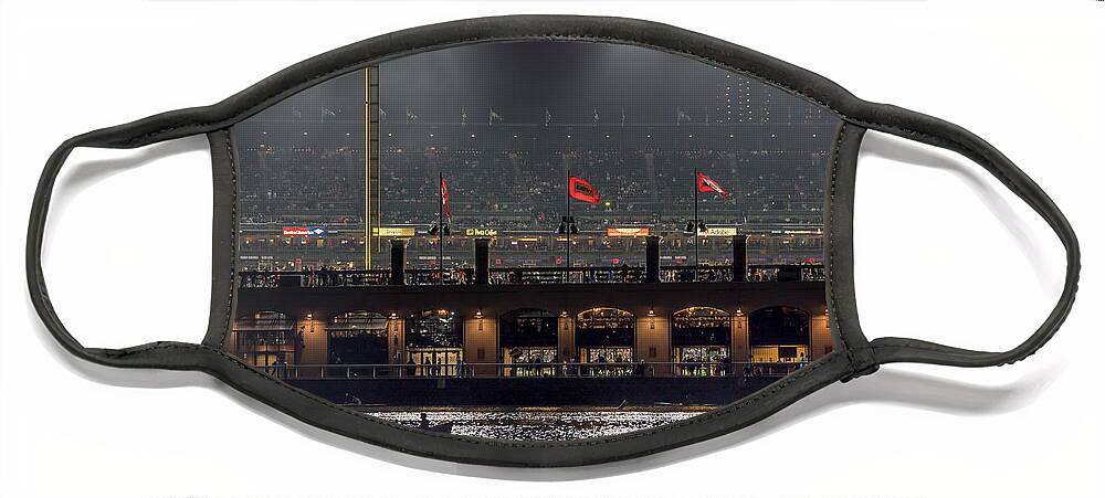 Giant's Ballpark Face Mask featuring the photograph Ballpark Boating by Derek Dean