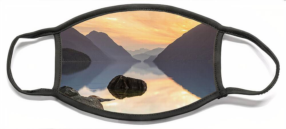 Alouette Face Mask featuring the photograph Beautiful Morning by Carrie Cole