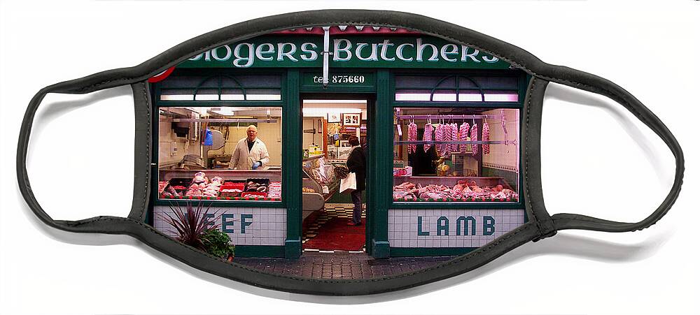 Butcher Face Mask featuring the photograph Beef Lamb by Tim Nyberg