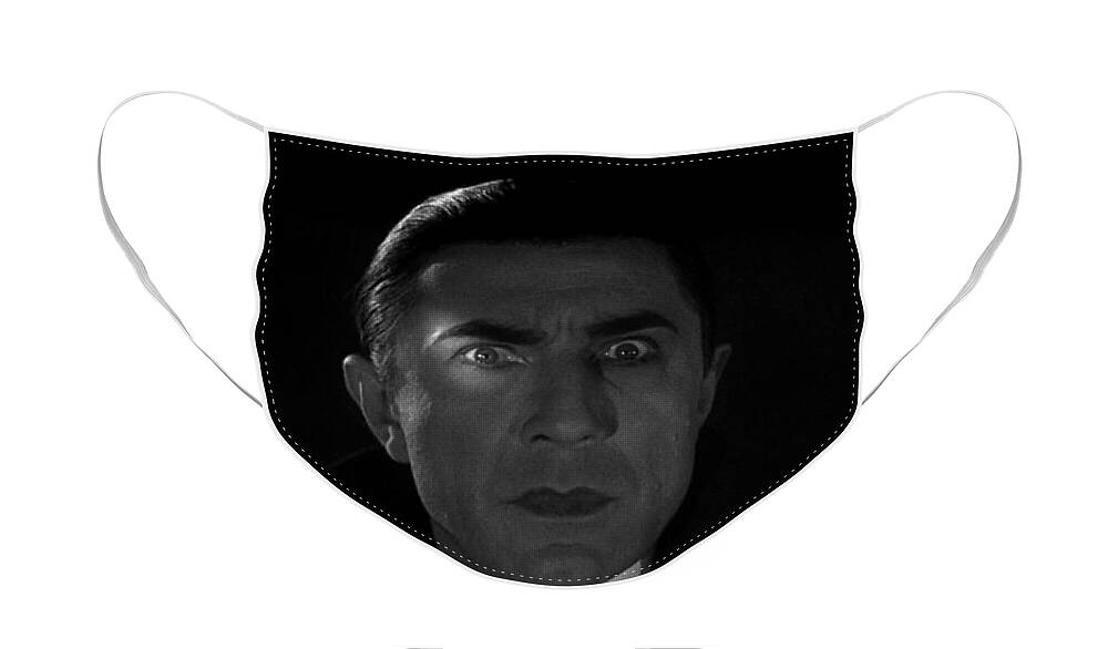 Bela Lugosi Face Mask featuring the photograph Bela Lugosi Dracula 1931 and his piercing eyes by Vintage Collectables