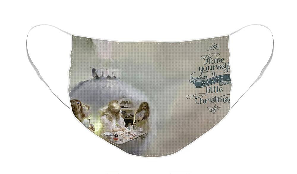 Christmas Face Mask featuring the photograph Believe in the Magic of Christmas by Eva Lechner