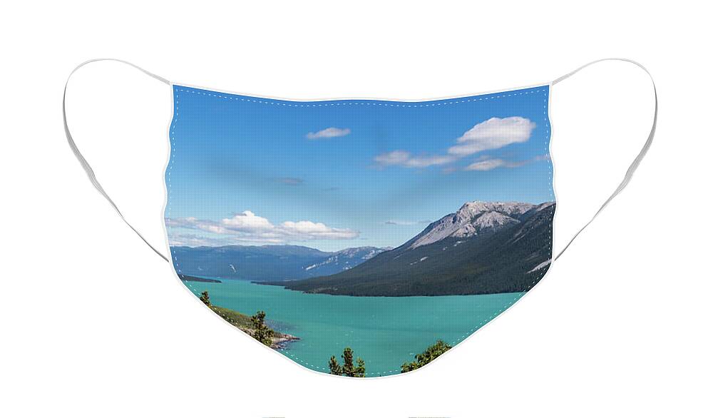 Canada Face Mask featuring the photograph Tagish Lake by Ed Clark