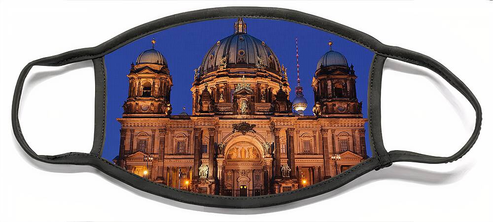Germany Face Mask featuring the photograph Berlin Cathedral by Dr. Rainer Herzog