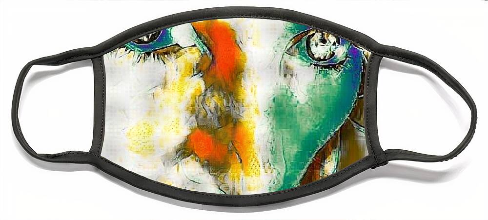 Abstract Face Mask featuring the photograph Beyond by Abbie Loyd Kern